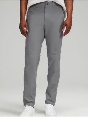 Men's Lulu Commission Slim Fit Pants in Gray - Classic Everyday Trousers
